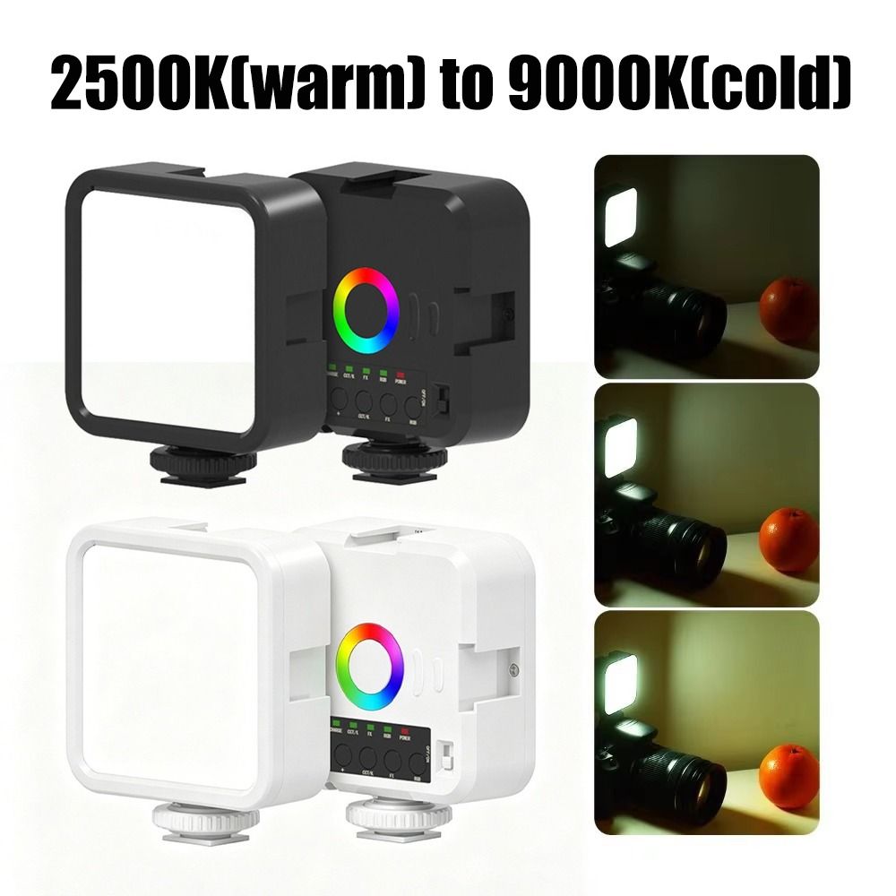 Photography Videos Free - Wiederaufladbare LED-Videoleuchte, tragbare Mini-Füllleuchte, wasserdicht, dimmbar,