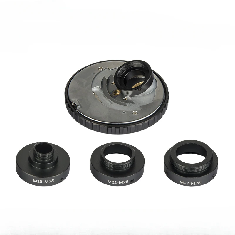 Lens Adapter Ring - Vollmetall-Ringadapter M13 M22 M27 Gewinde auf