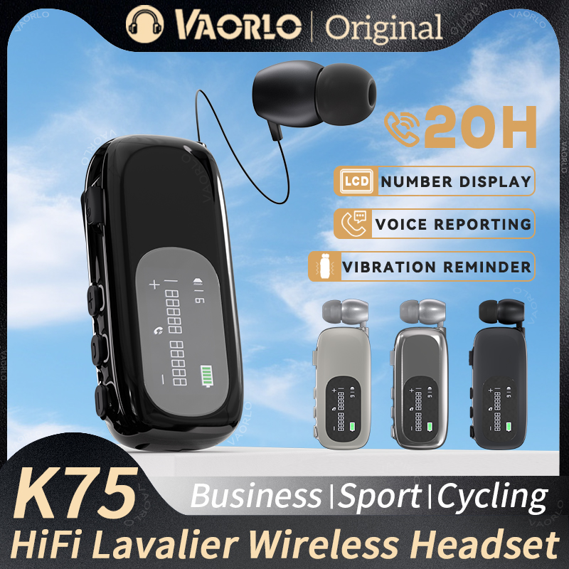 Photography Prompt - K75 Lavalier Business Bluetooth 5.4 Kopfhörer