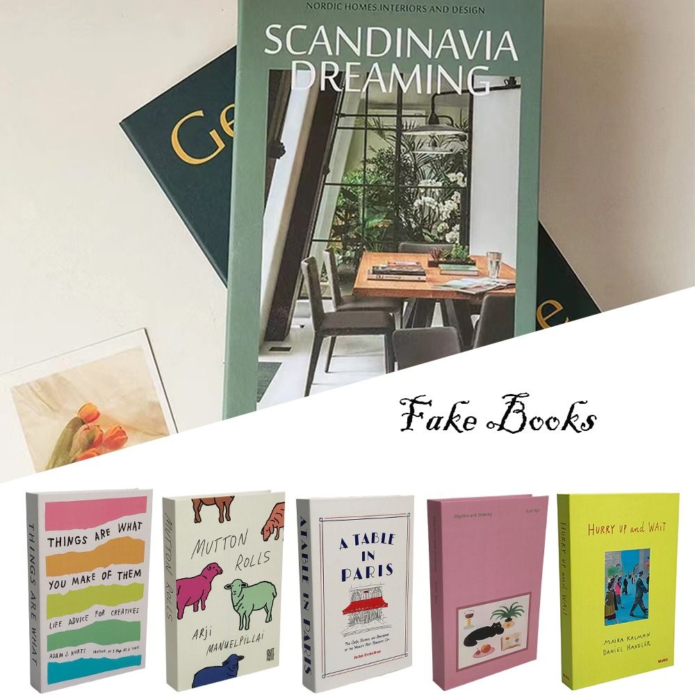 Photography Book - Mode Dekoration Gefälschte Bücher Modernen Stil