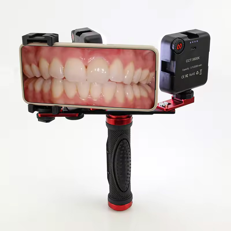 Photography Videos Free - Mobile LED-Fotoleuchte für Zahnärzte, Intraorale Foto-Video-Blitzlicht-Beleuchtung