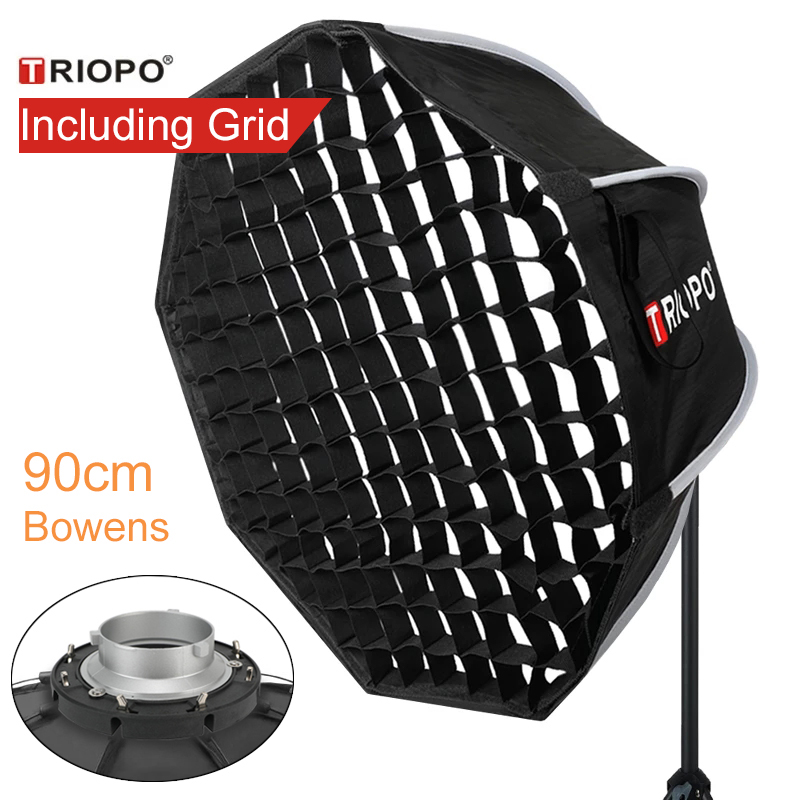 Photography Umbrella - Triopo 90cm Foto-Softbox mit Bowens-Halterung und