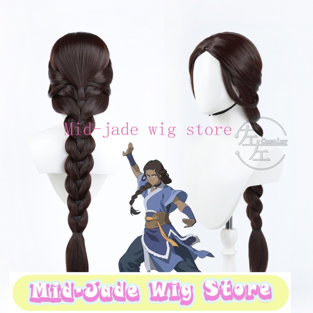 Photography Japanese - Katara Cosplay-Perücke mit realistischer Kopfhaut und