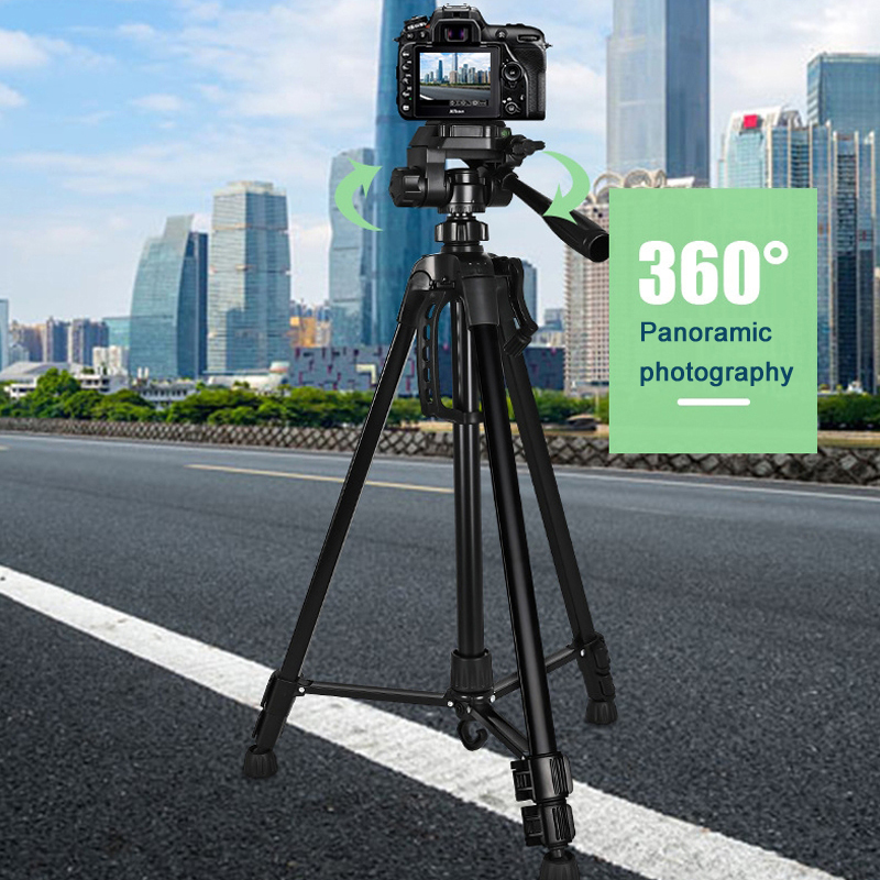 Photography Basics - 55-Zoll Universal-Stativ für Telefon, Kamera, Fernglas,