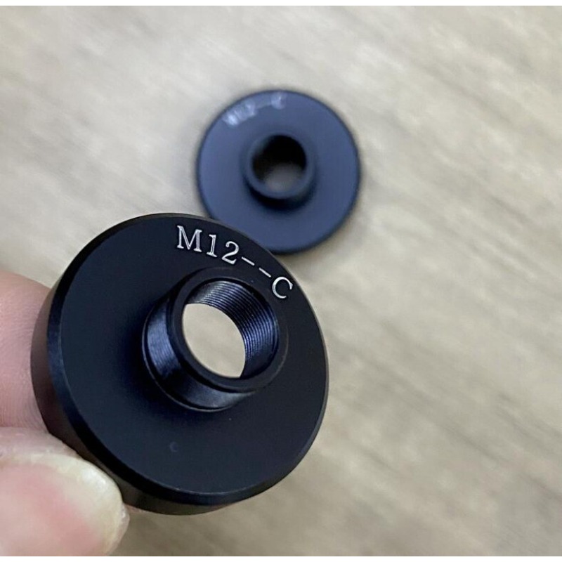 Lens Adapter Ring - 1 Stück M12x0,5 CCD Mikroskopkamera C-Mount
