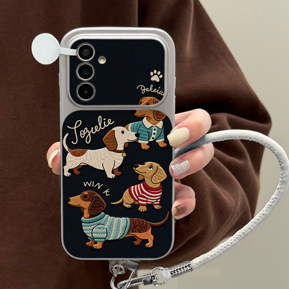 Cartoon Dackel Handyhülle für  – Camera Wrist Strap Bewertung und Preis
