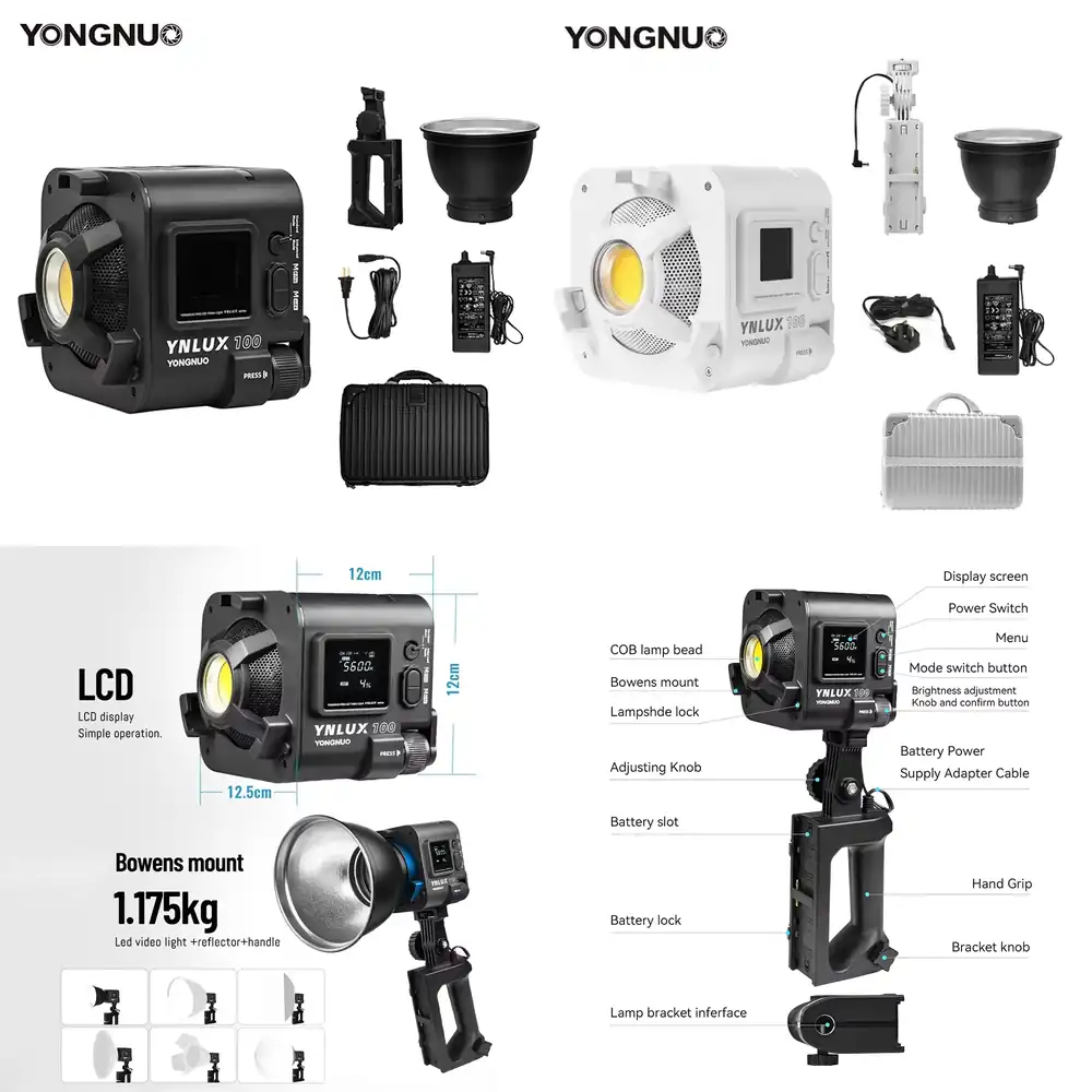 YONGNUO YNLUX100 100W 3200K-56 – Photography Videos Free Bewertung und Preis
