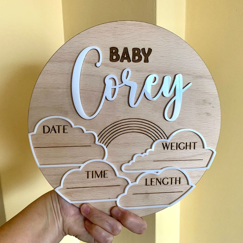 Benutzer definierte Baby Name  – Photography Prompt Bewertung und Preis