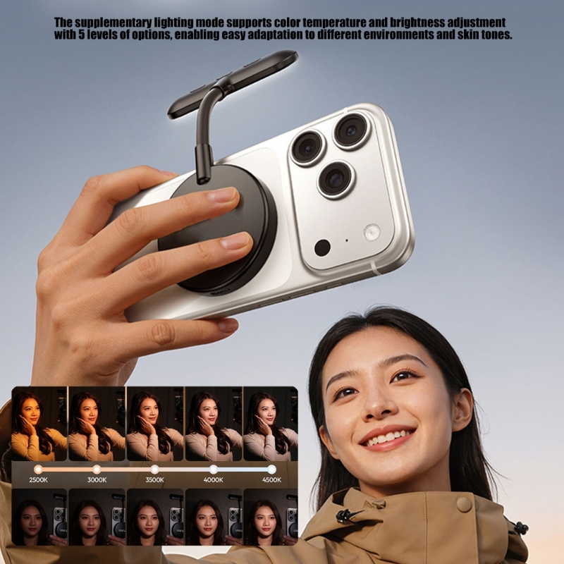 Tragbare ABS-LED-Magnet-Telefo – Photography Book Bewertung und Preis