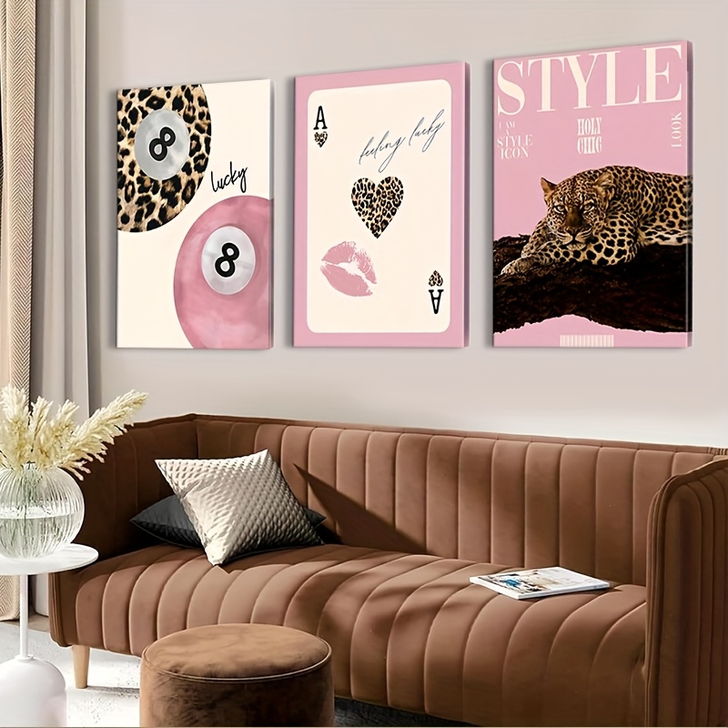 3-teiliger Leoparden-Geparden- – Photography Design Bewertung und Preis